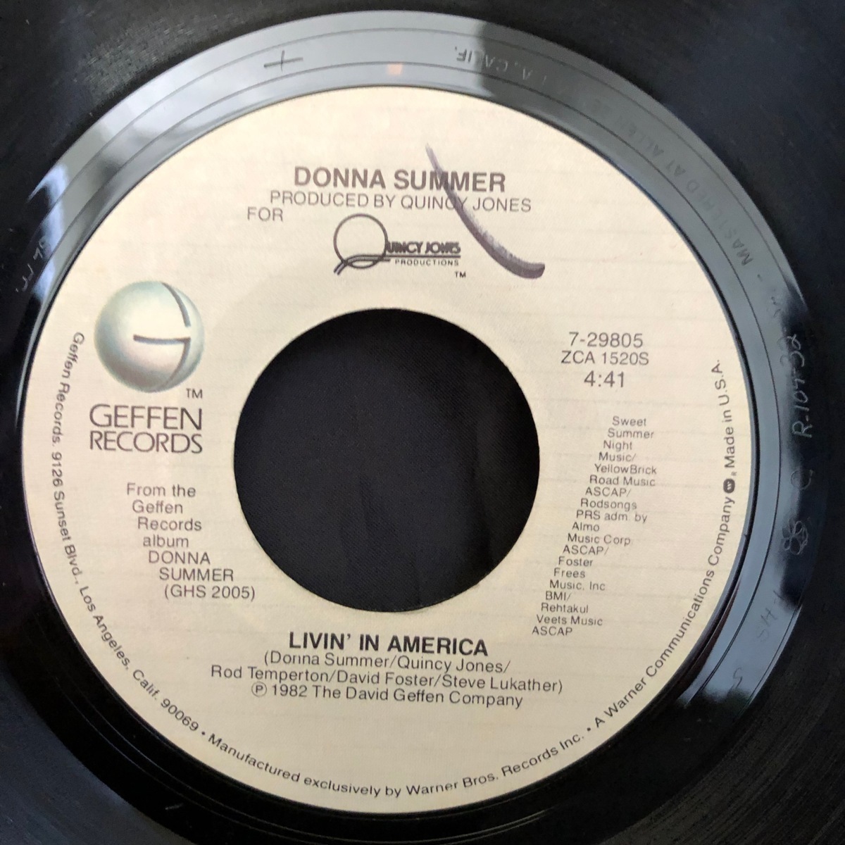 Donna Summer / The Woman In Me 7inch Geffen Records_画像3