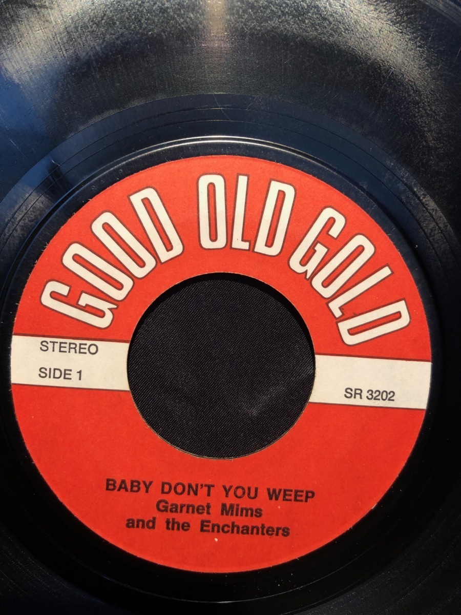 Garnet Mimms And The Enchanters / Baby Don't You Weep Anytime You Need Me 7inch Good Old Gold_画像1