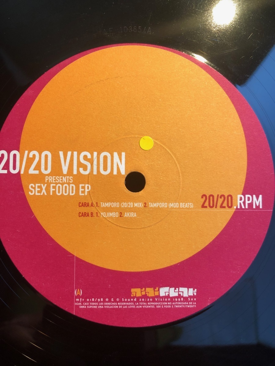 20/20 VISION / presents sex food e.p 12inch MINIFUNK RECORDS_画像3