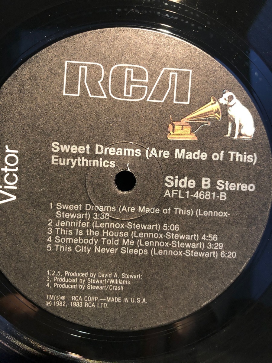 EURITH MIX / sweet dreams LP RCA Victor_画像5
