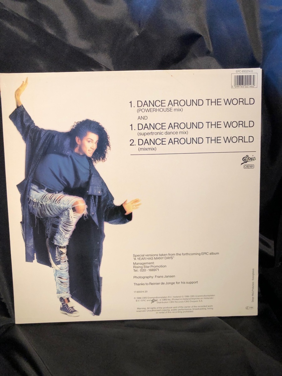 RICHENEL / DANCE AROUND THE WORLD 12inch EPIC_画像2