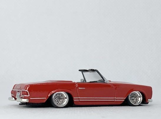 京商 1/64(改) メルセデス ベンツ 280SL 縦目　アルミ深リム_画像6