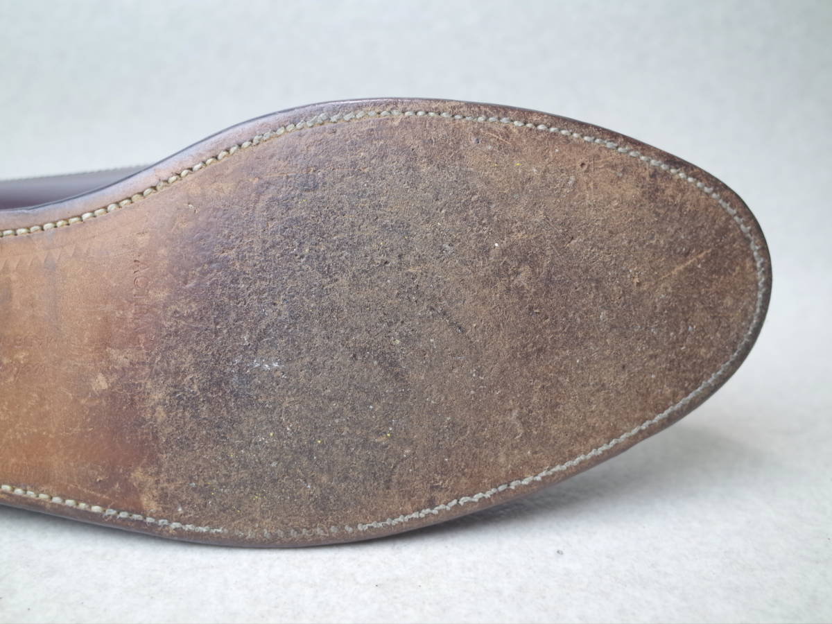[ блиц-цена покупка бесплатная доставка ]2283#DACK SHOES/Dack*s/ Dux # Vintage / Canada производства Wing chip / кисточка Loafer /28.5-29cm#