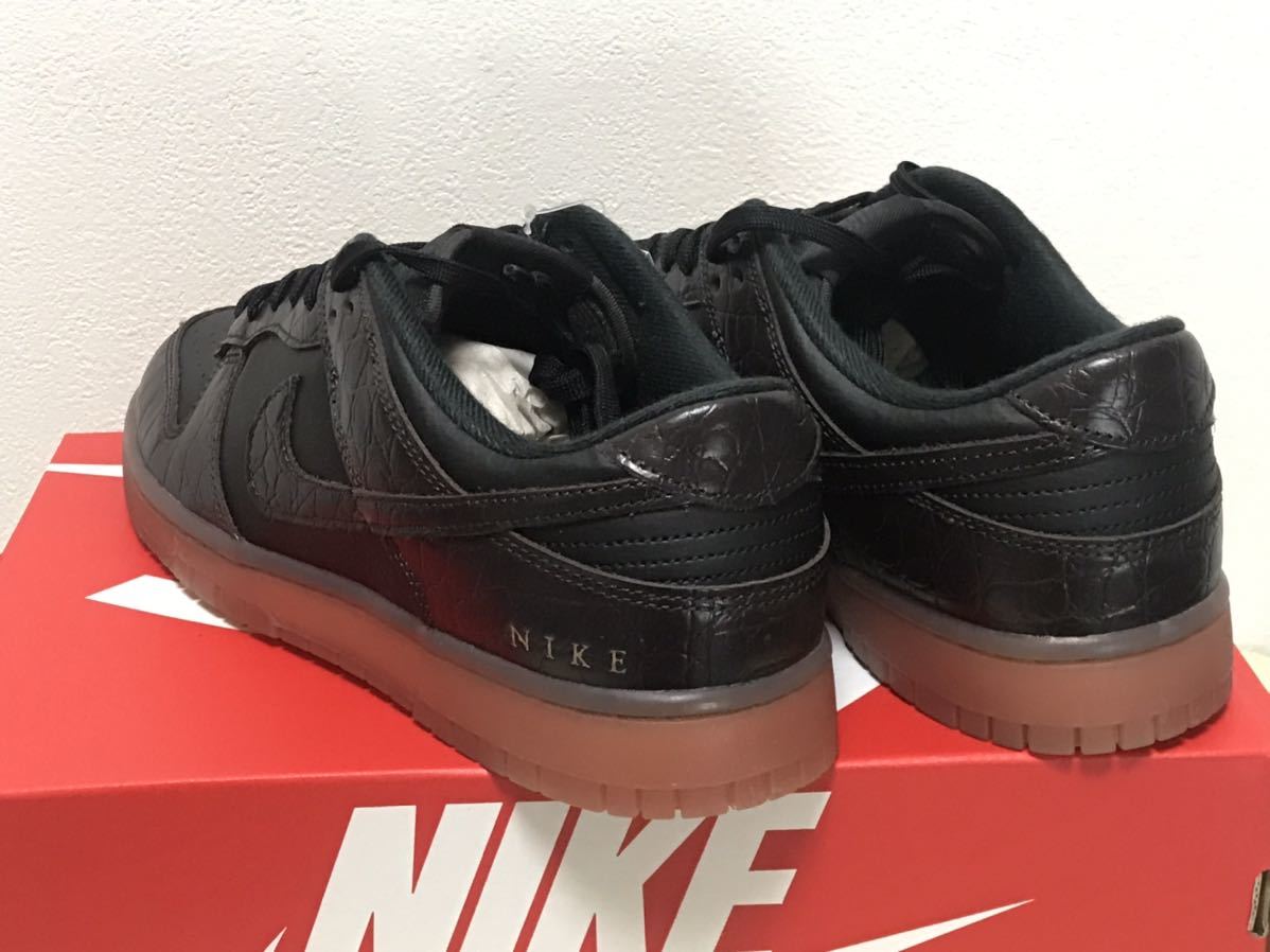 新品国内正規品送料無料 29cm Nike Dunk Low Velvet Brown and Black