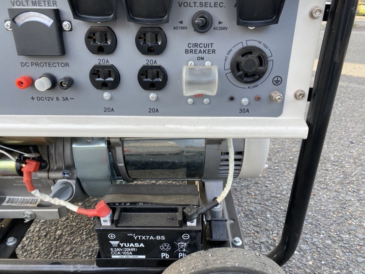 発電機 新古品 ELEON EL-5500S 災害 現場 ハイブリッド式 (LP 発電機 新古品 ELEON EL-5500S 災害 現場 ハイブリッド式 (LP