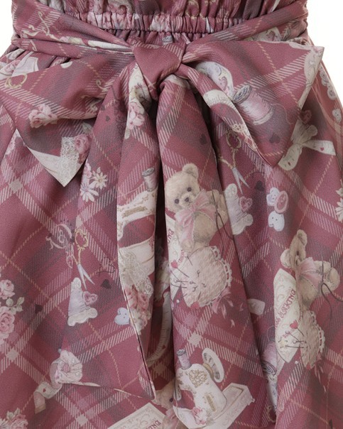 LIZ LISA リズリサ Sewing Bear柄 セットアップ レッド 新品・未開封 LIZ LISA リズリサ Sewing Bear柄 セットアップ レッド 新品・未開封