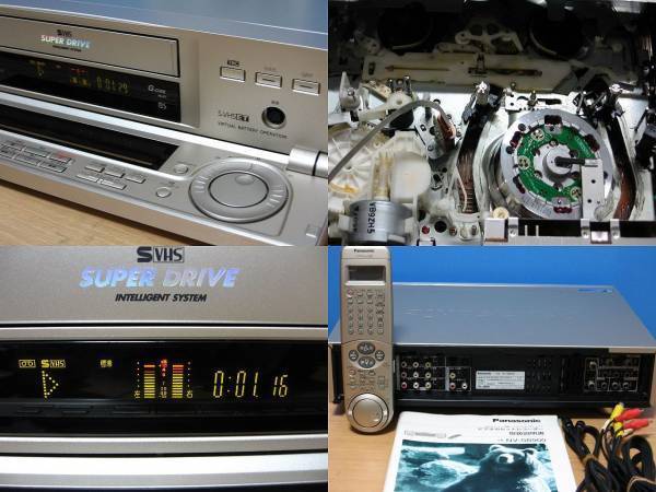 Panasonic☆使用少 メンテ済 動作良好☆名機 S-VHSビデオデッキ TBC