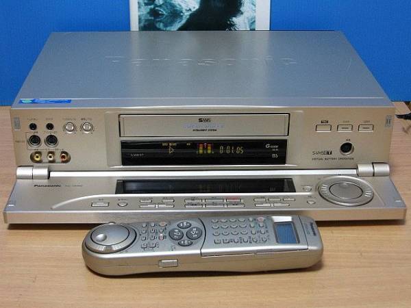 Panasonic☆良品 メンテ済 動作良好☆名機 S-VHSビデオデッキ TBC搭載
