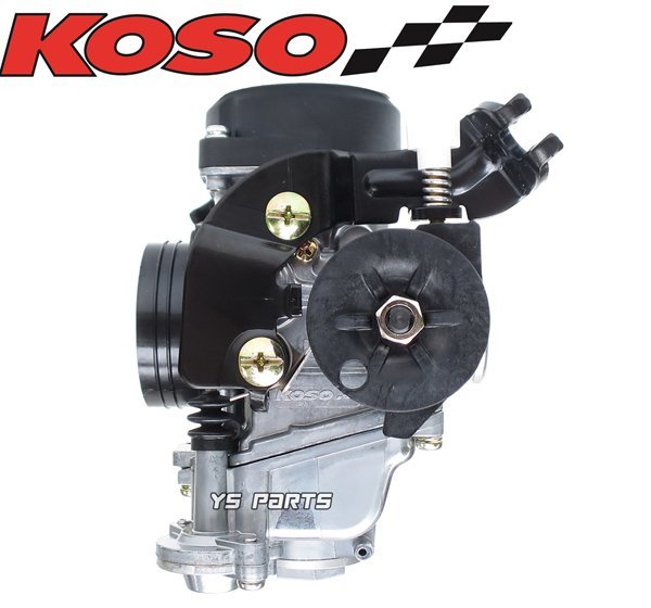 【代引可】KOSO 30mmビッグキャブ シグナスXキャブ車等に[段数調整式ニードル/軽量ダイヤフラム採用]ケイヒンのジェットが使用可能 エンジン本体