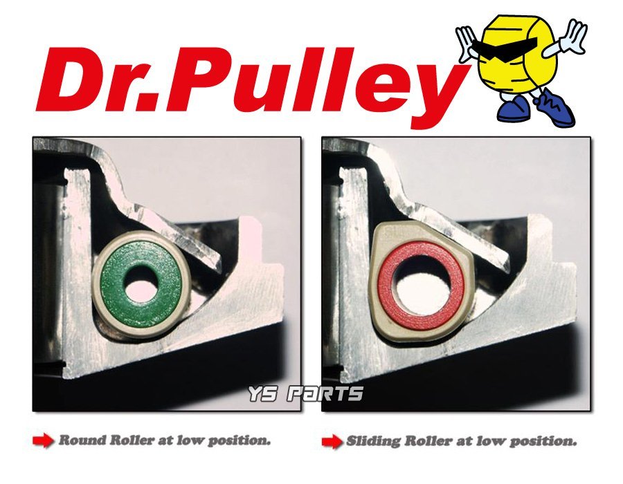 [正規品]Dr Pulley/Drプーリーウエイトローラー23×18角型24.0g 6個 キムコグランドディンク250[GRAND DINK 250]エキサイティング[XCITING]_画像6