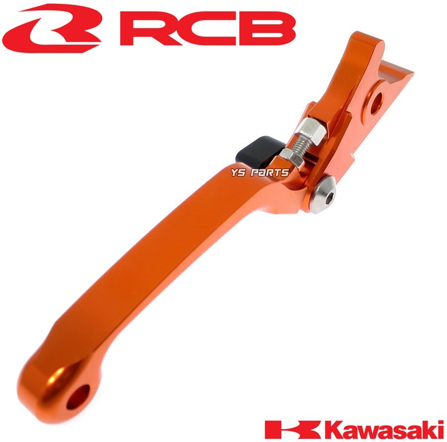 [限定]レーシングボーイ(RCB)CNCブレーキレバー右側/橙 KSR110/KS-？/KSR-？/KS？/KSR？/KS1/KS50/KSR50[Al-Zn-Mg-Cu超々ジュラルミン採用]_画像6