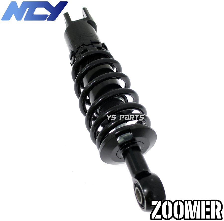 [特注品復刻モデル]NCY CNC車高調整オフセットリアショック255mm-275mm黒 ZOOMER/ズーマー/AF58[キャブ車/Fi車][下部オフセット量約6mm]の画像4