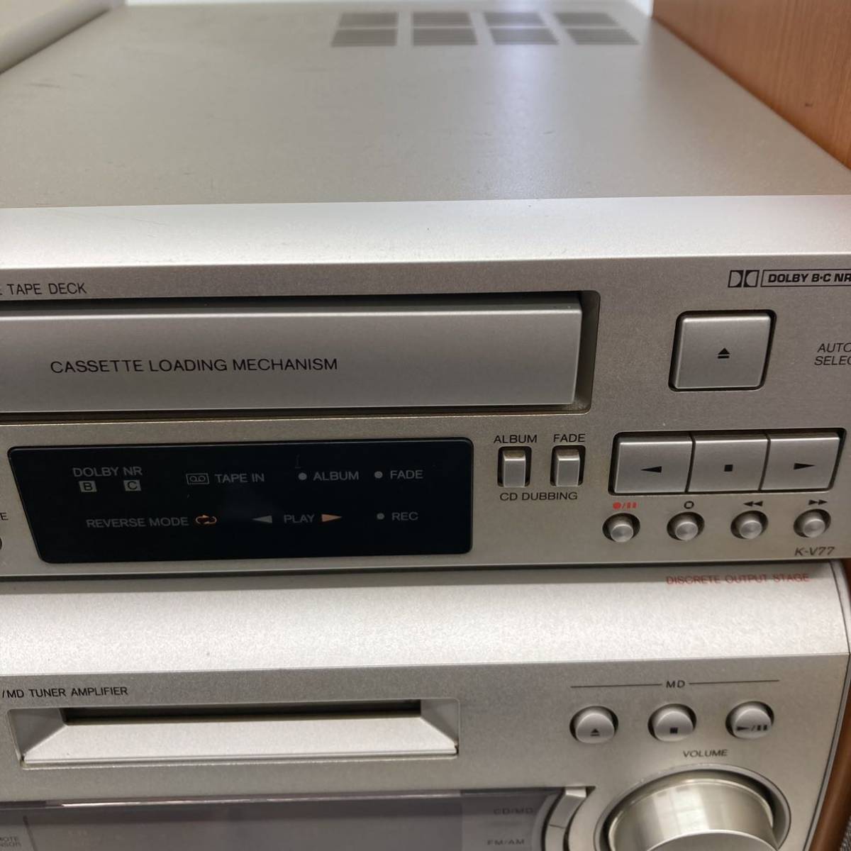 ONKYO システムコンポ カセットデッキ K-W511M A-922M K-V77 FR-V77 D