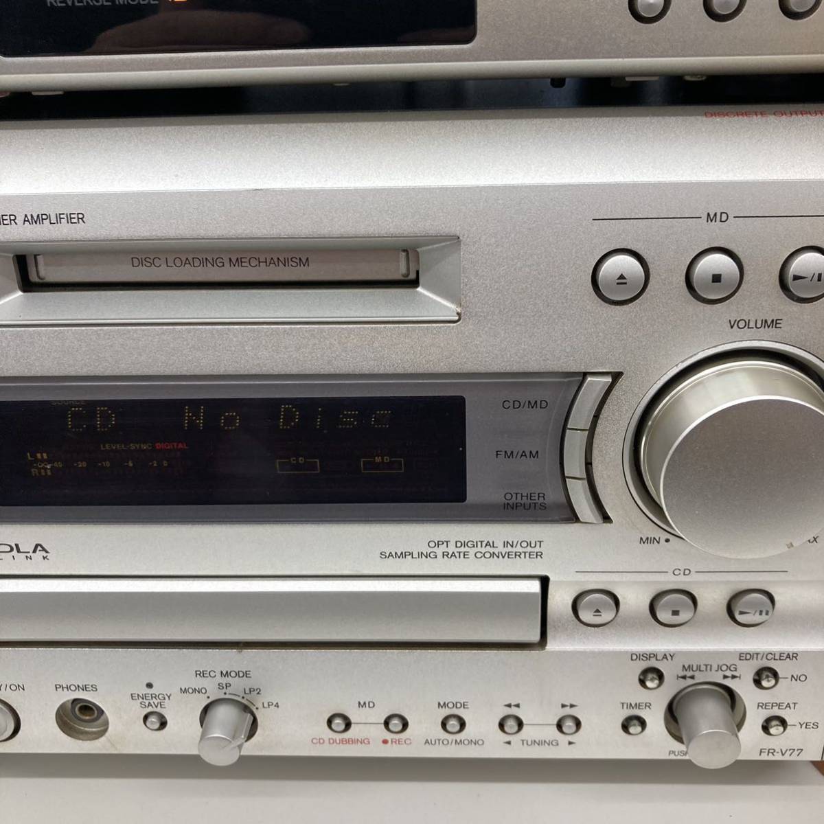 ONKYO システムコンポ カセットデッキ K-W511M A-922M K-V77 FR-V77 D
