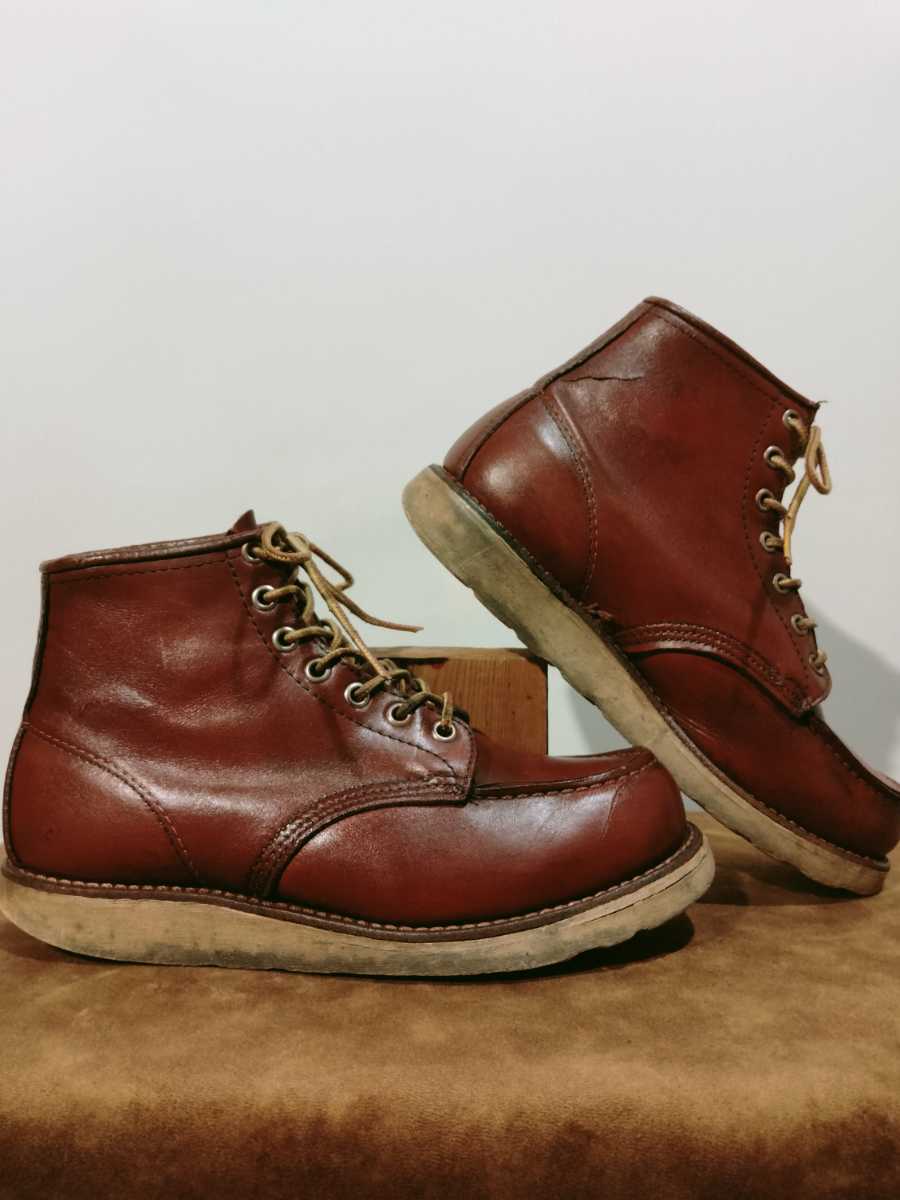 優先配送 楽天市場】【中古】RED RED WING WING ブーツ 875 ブラウン