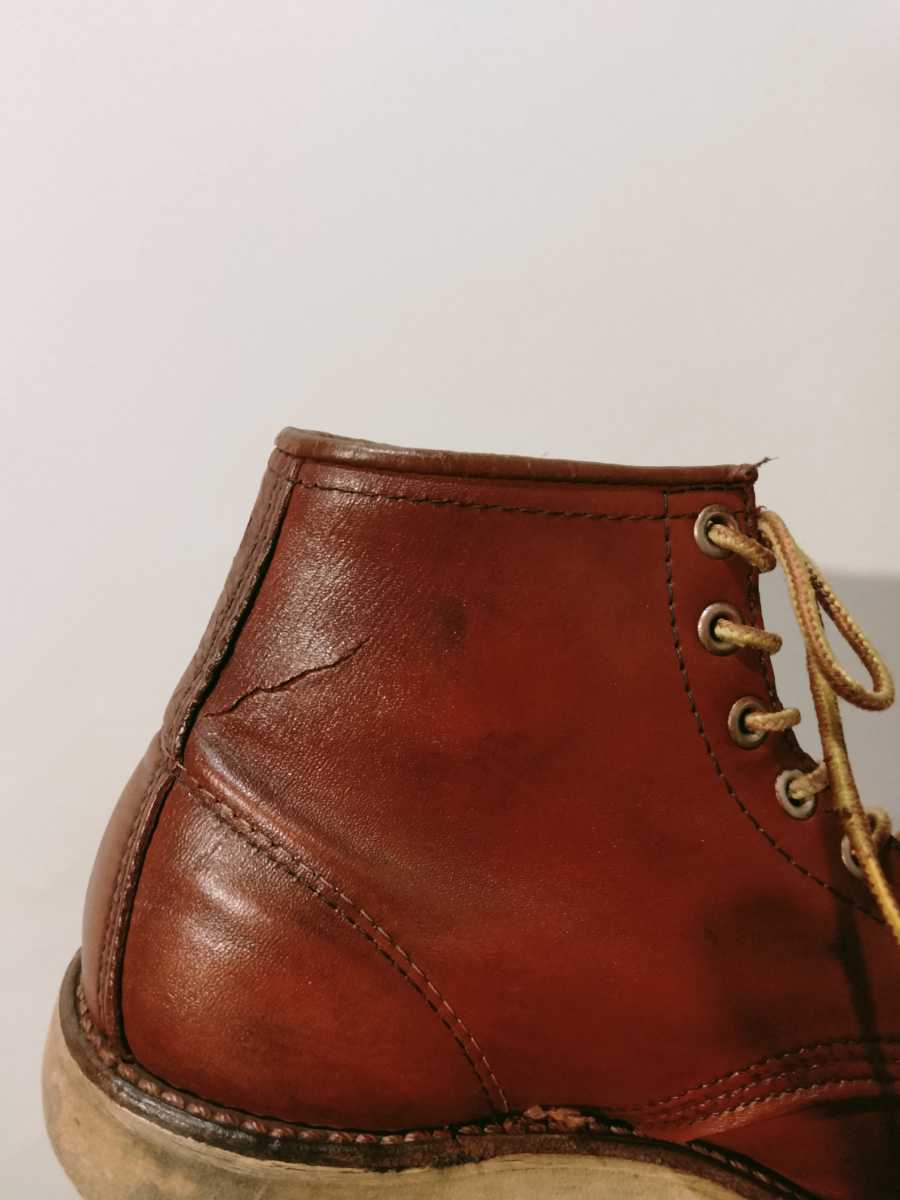 サイド刻印◆90年製◆犬タグ◆REDWING レッドウィング 875 6E(24～25cm)の画像5