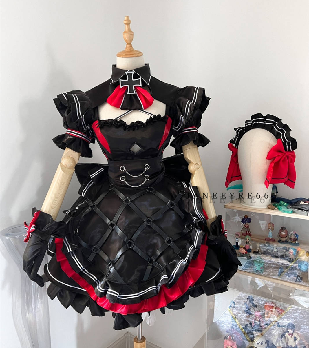 アズールレーン Azur Lane 易北 メイド コスプレ衣装風(ウィッグ 靴別売り)