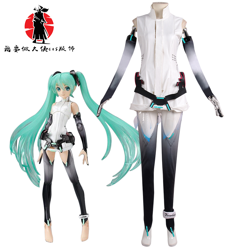 初音ミク Append コスプレ衣装+道具 風(ウィッグ 靴別売り)