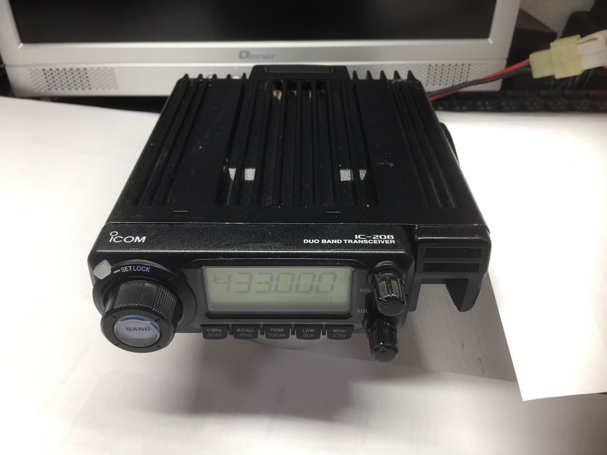 ICOM アイコム IC-208 145/433MHz 20W DUOバンド 新スプリアス ICOM アイコム IC-208 145/433MHz 20W DUOバンド 新スプリアス