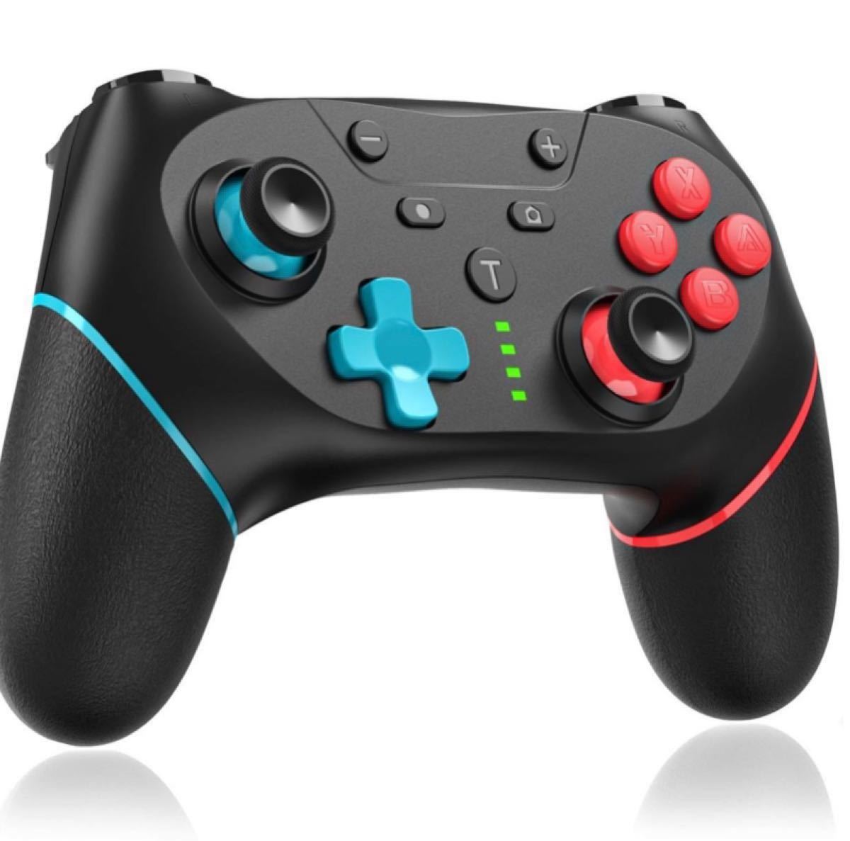 新品未使用2個セット】Switchワイヤレスコントローラー 色 青赤 新品未使用2個セット】Switchワイヤレスコントローラー 色 青赤