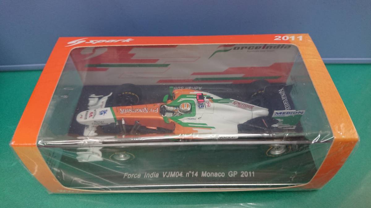 spark 1/43 エイドリアン・スーティル フォースインディア VJM04 No.14 Monaco GP 2011の画像1