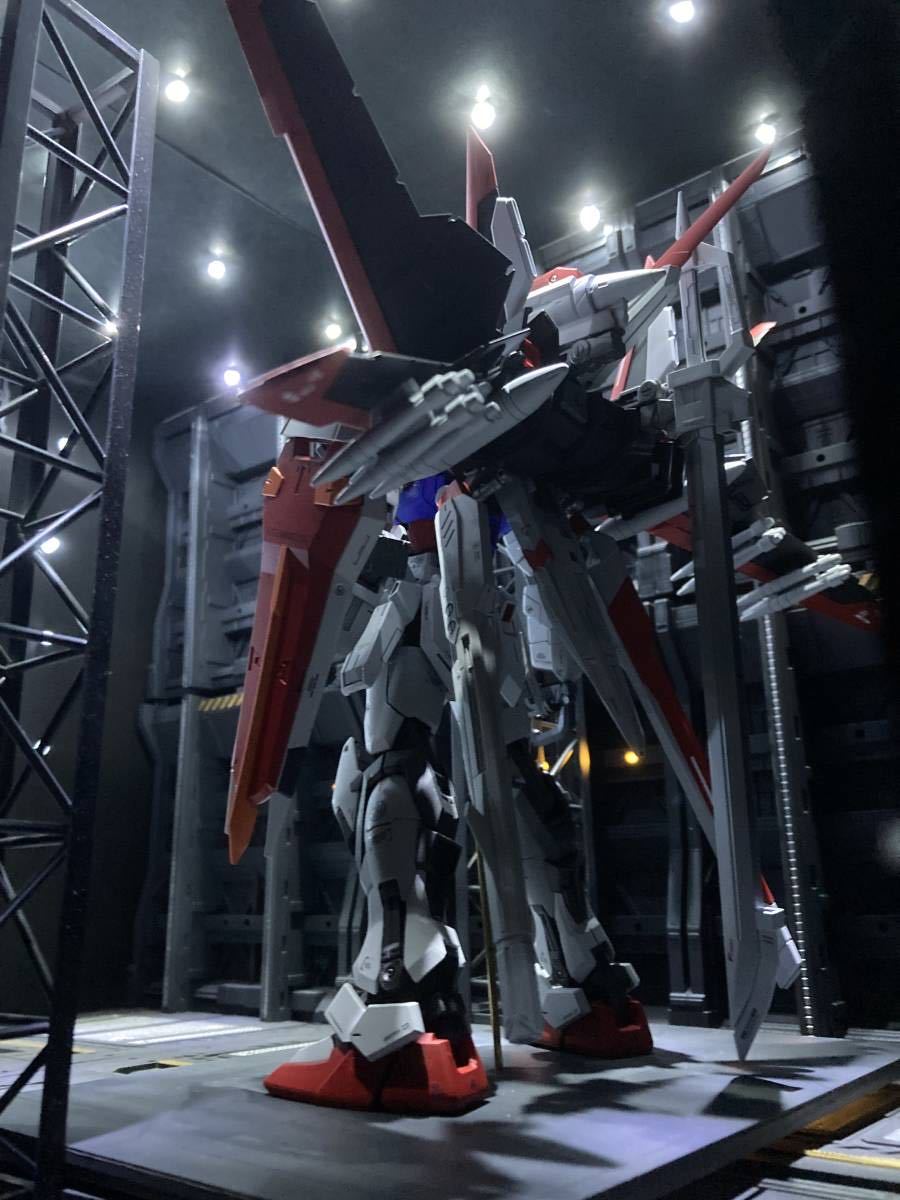 MBF-02+EW454F ストライクルージュ オオトリ装備 Ver.RM strike collar 全塗装完成品(MG) (ガンプラ) _画像8