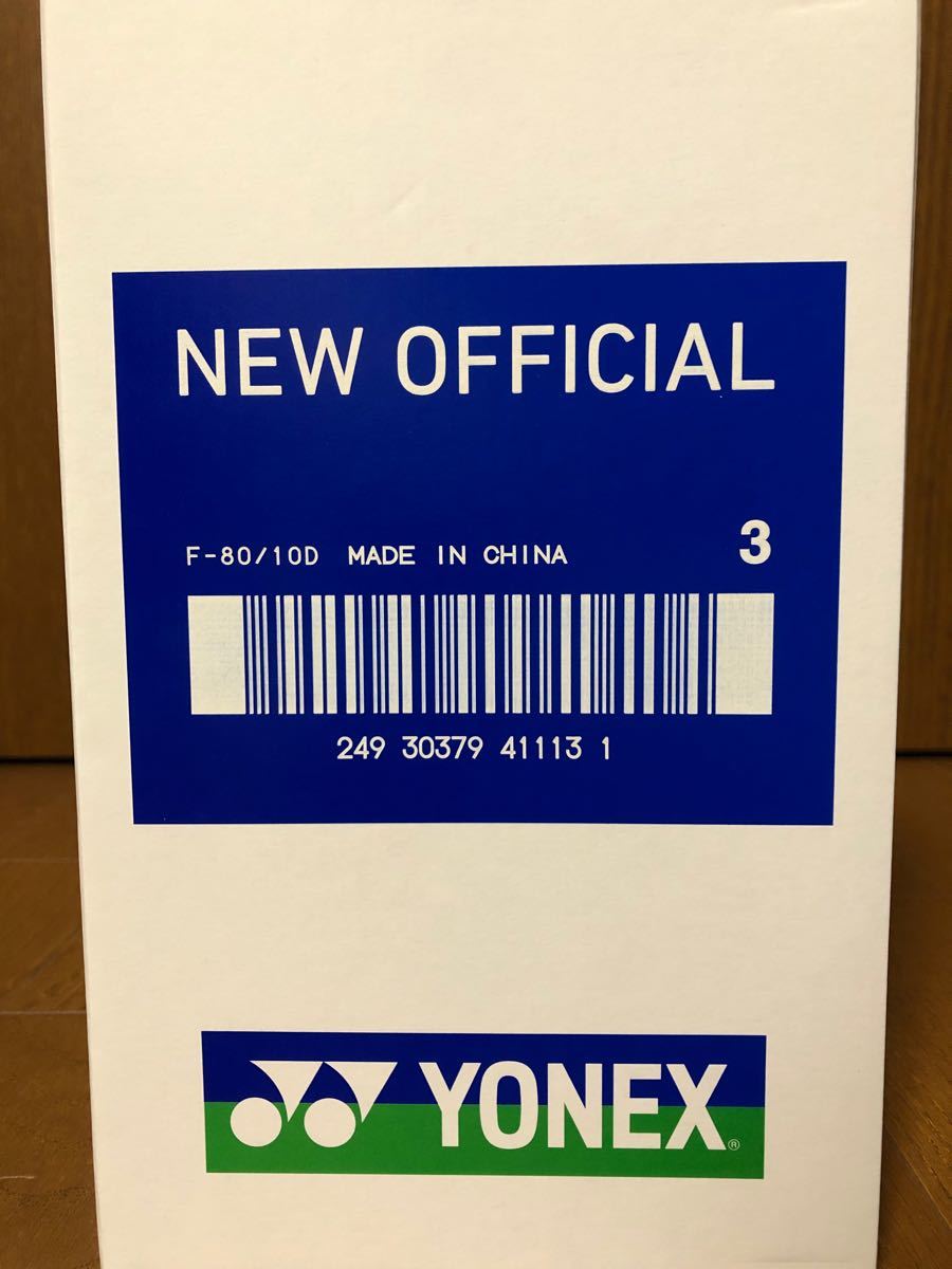 新品 YONEX バドミントンシャトル ニューオフィシャル 10ダース 3番 F