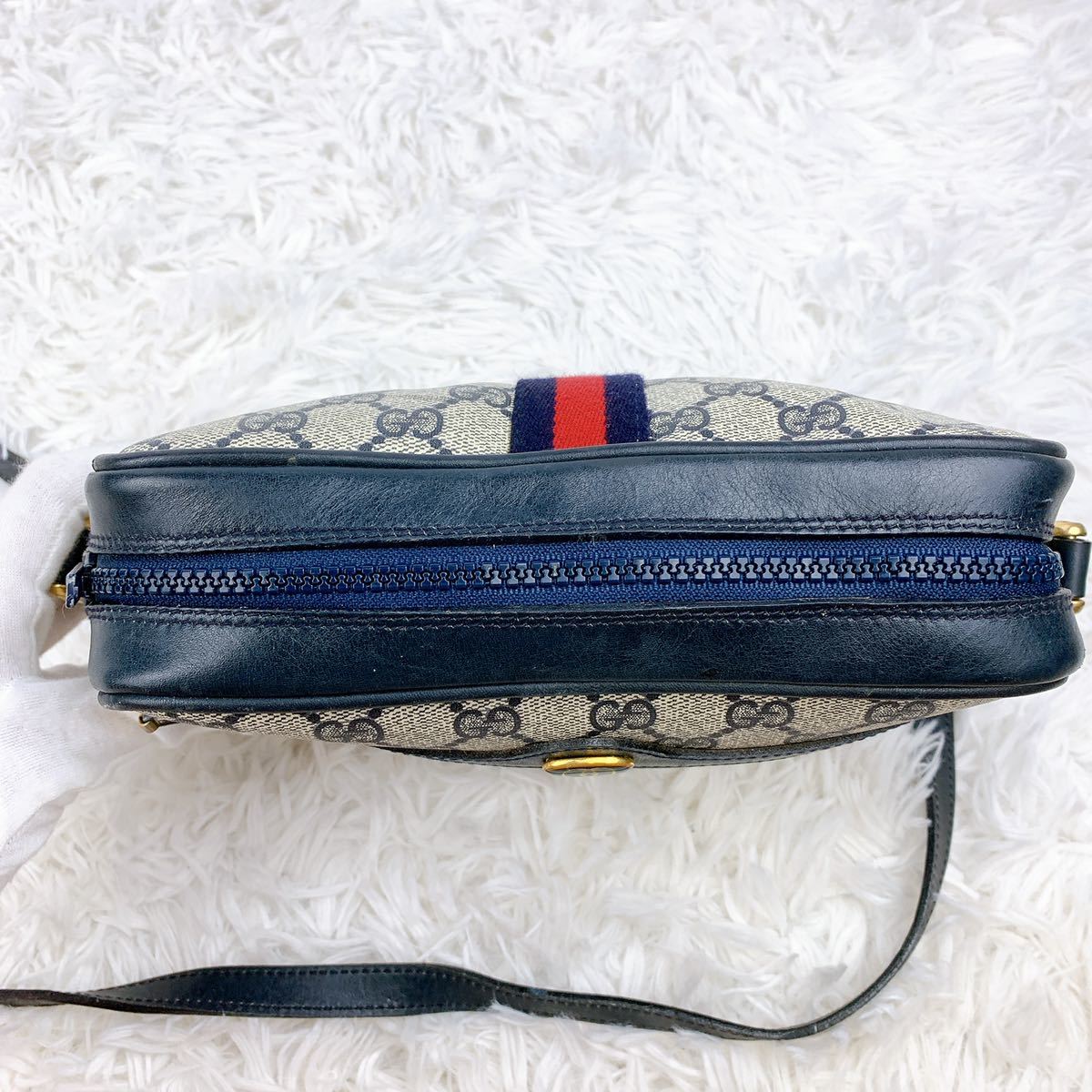 1円 GUCCI 【極美品】 グッチ シェリーライン ショルダーバッグ