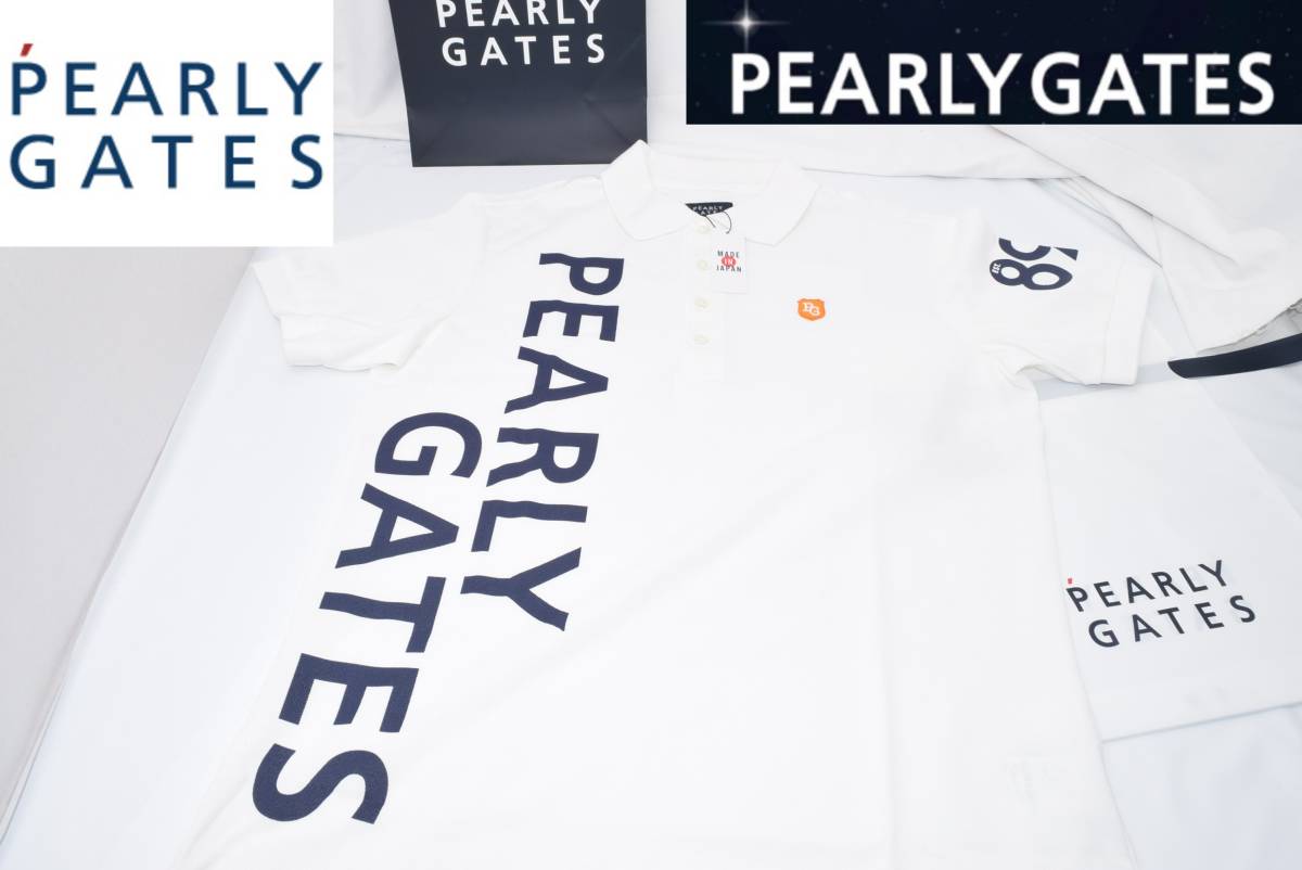 ☆新品未使用☆PERLY GATES パーリーゲイツ 鹿の子 半袖 ポロシャツ