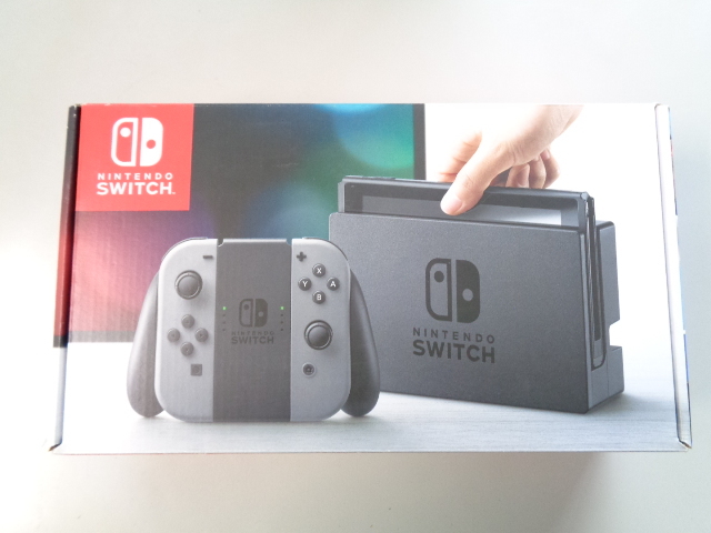 美品 初期化済み Nintendo Switch ニンテンドー スイッチ 本体 Joy-Con (L) (R) グレー HAC-S-KAAAA (JPN) 任天堂 灰