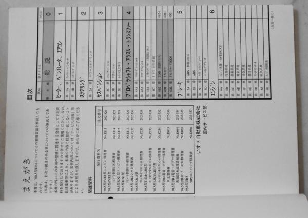  Isuzu BIGHORN \'98.5 UBS TRANSFER repair book.