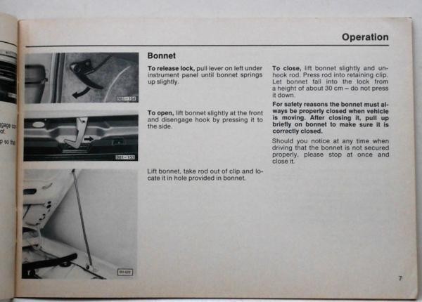 Audi COUPE 1982 owner's manual English version 