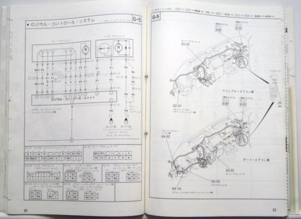 FAMILIA 3HD,SEDAN E-BG/3S.3P.5S.5P.8S.8P X-BG7P 電気配線図_画像3