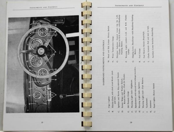 ASTON MARTIN DB4 SALOON Instruction book английская версия 