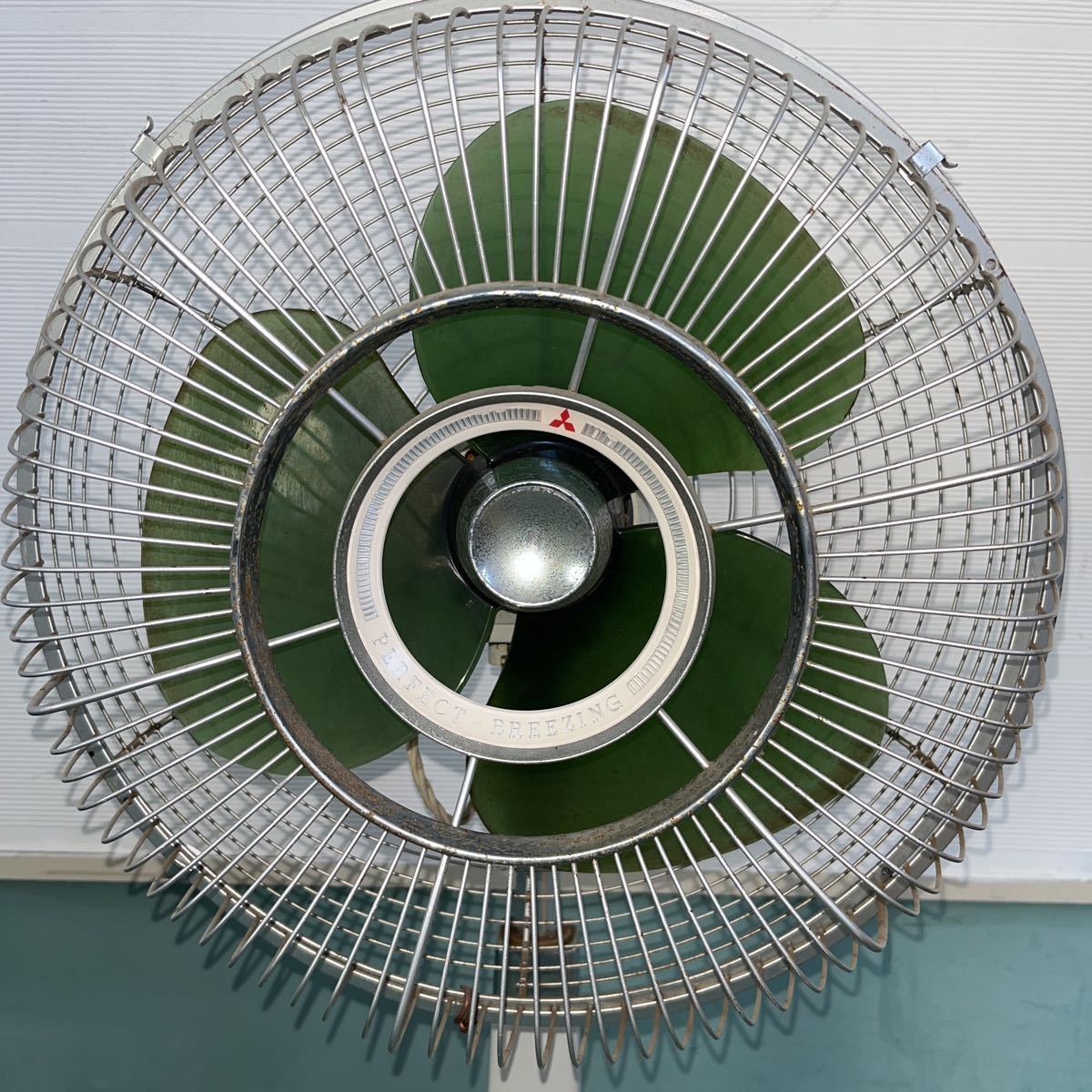 MITSUBISHI PERFECT-BREEZING 扇風機 Yahoo!オークション - 昭和レトロ MITSUBISHI 三菱 扇風機
