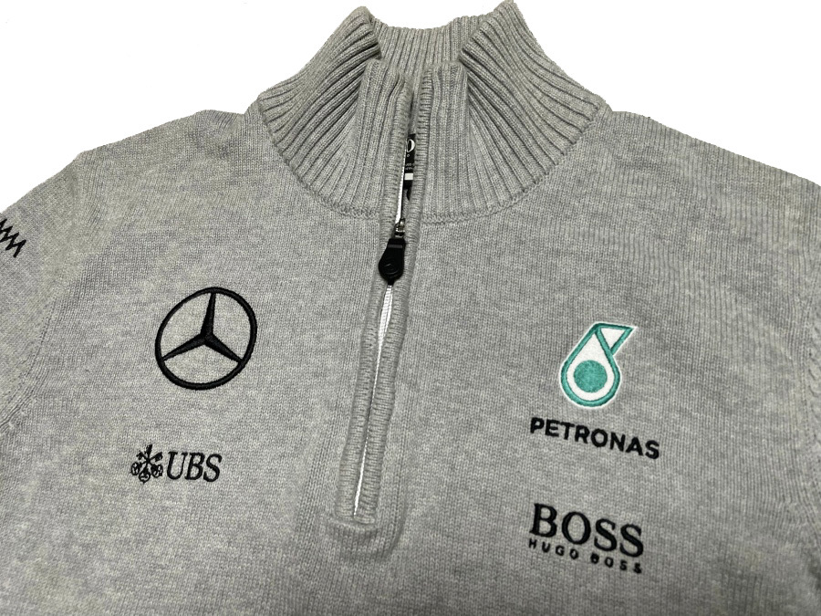 メルセデスAMG 2016支給品 ハーフジップセーター M HUGO BOSS メルセデスAMG 2016支給品 ハーフジップセーター M HUGO BOSS