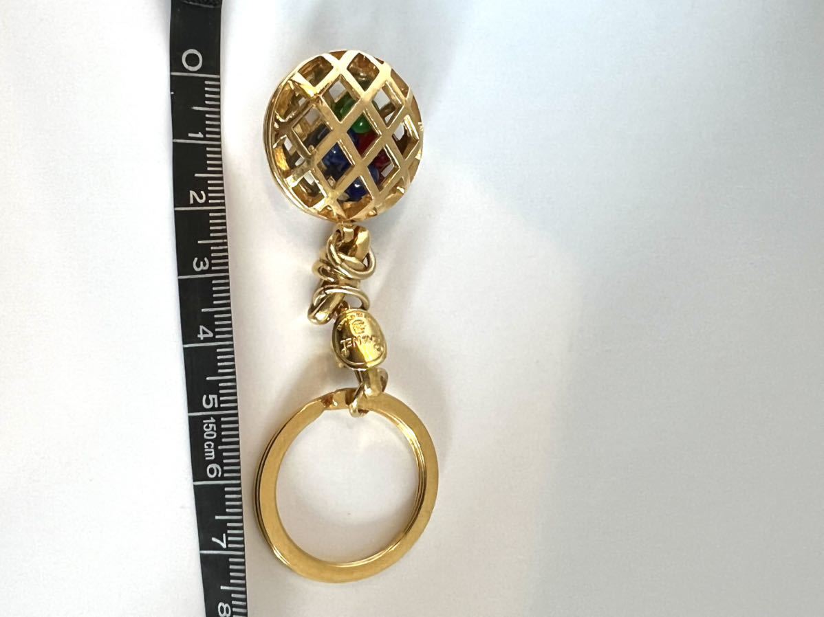 品質一番の CHANEL シャネル キーホルダー リング 鍵 ゴールド レア 超