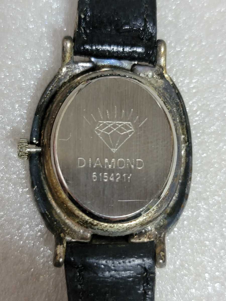 未使用保管品　ダイヤモンド　クォーツ　DIAMOND　レディース　腕時計