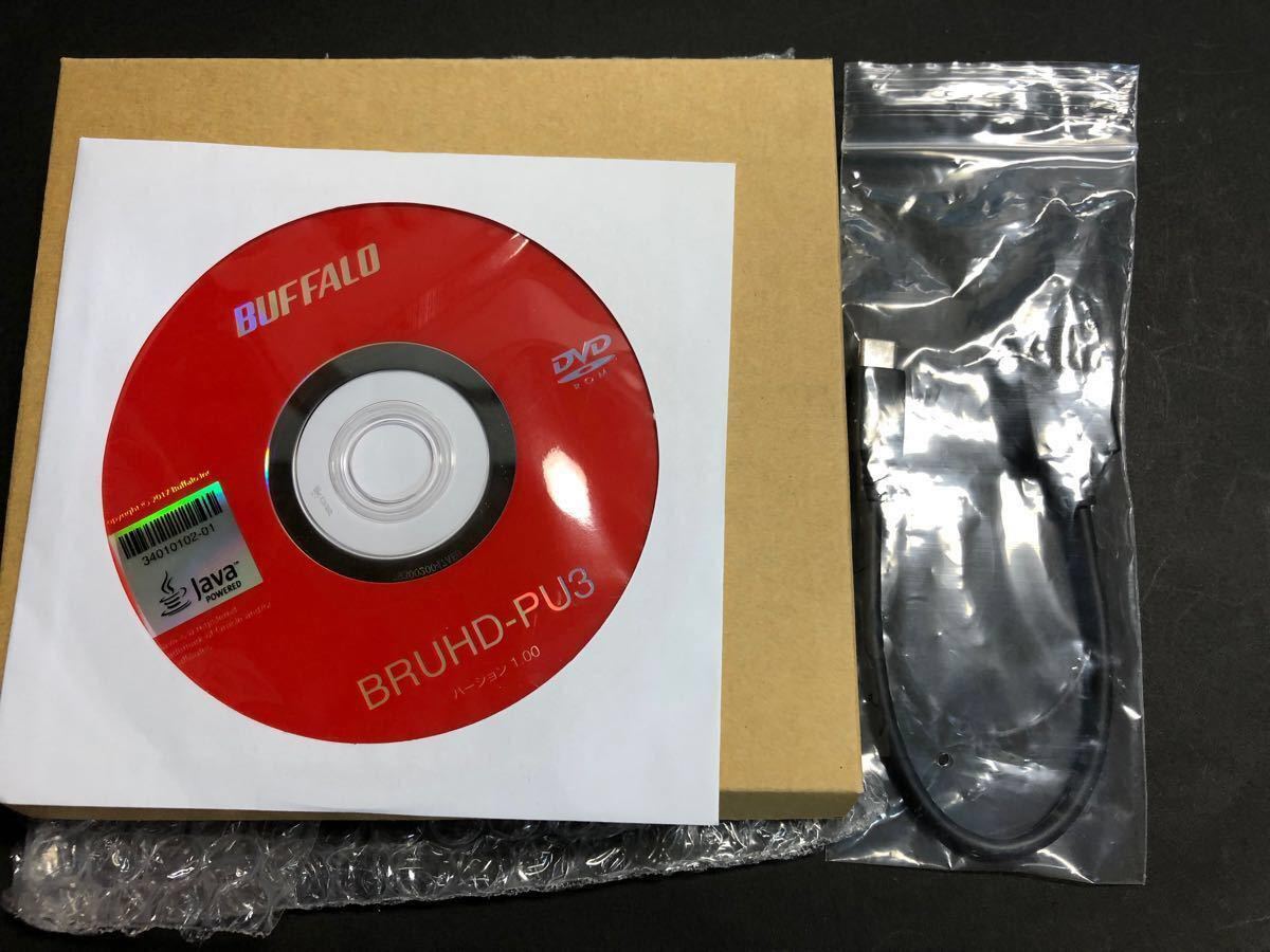 バッファロー BRUHD-PU3-BK Ultra HD Blu-ray対応 USB3.0用ポータブルブルーレイドライブ