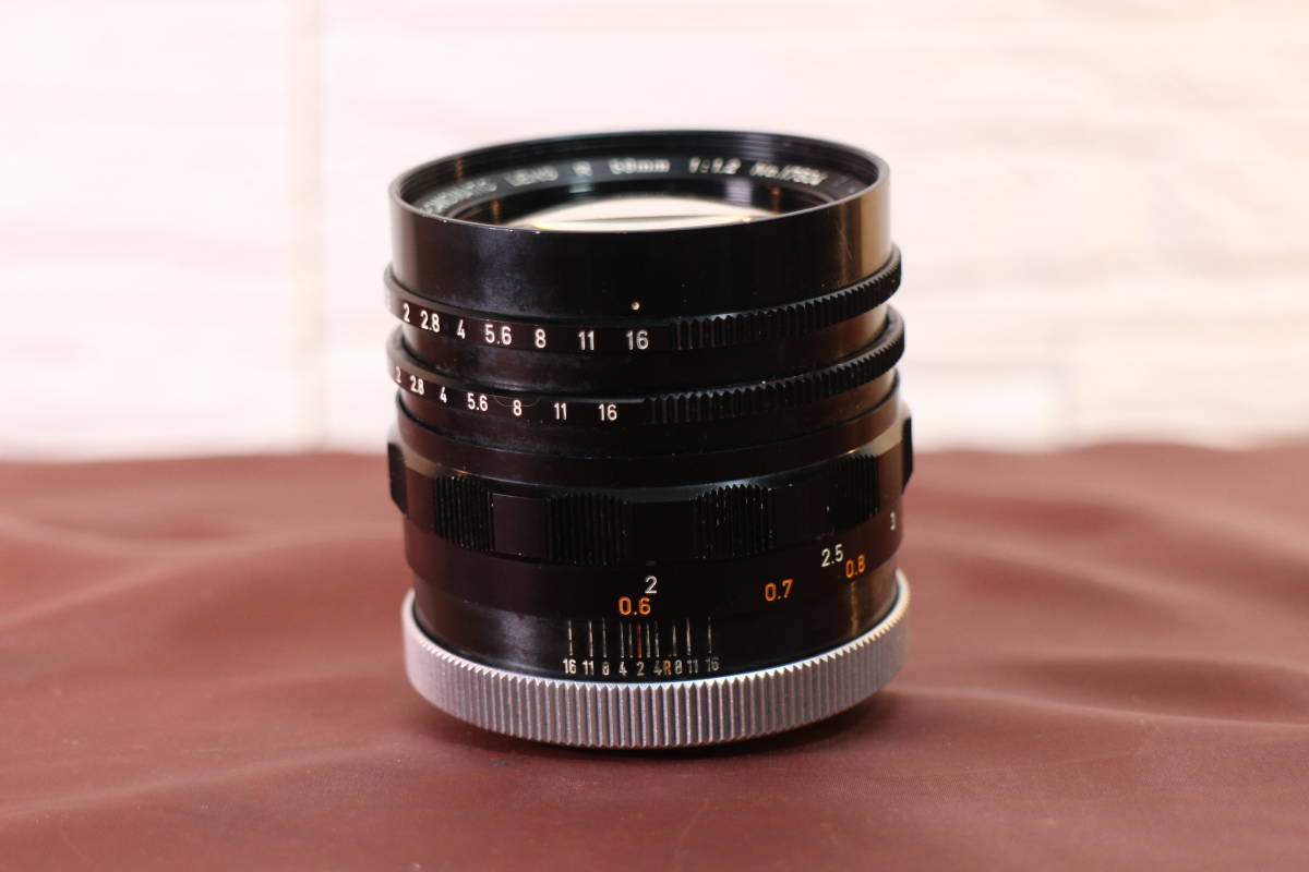 訳 キヤノン SUPER-CANOMATIC LENS R 58mm F1.2 Canon 大口径 単焦点