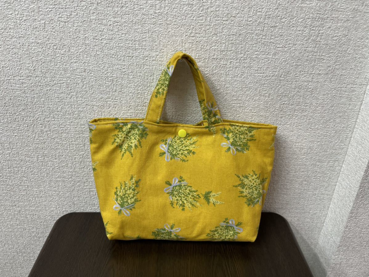 代引可】 ② ハンドメイド バッグインバッグ 花柄