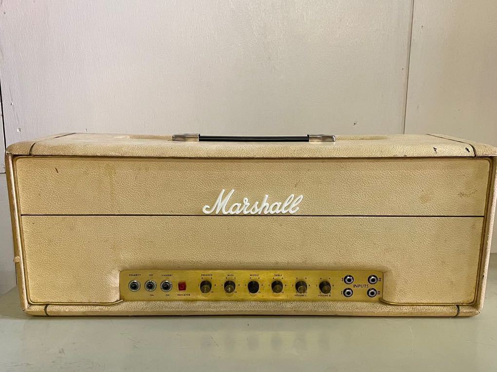 Marshall 1959 Super Lead 100Wカスタムカラー WHITE 1972年製_外観は年代相応の使用感があります