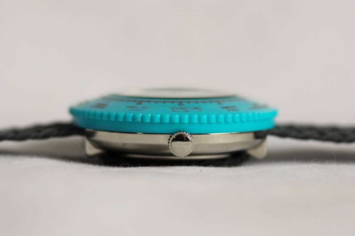 電池交換【特価～】稼働中 FHB ワールドタイム 回転ベゼル LUKE SERIES ルーク フェリックス フーバー ZENO メンズ 腕時計 ジャンク扱_画像6