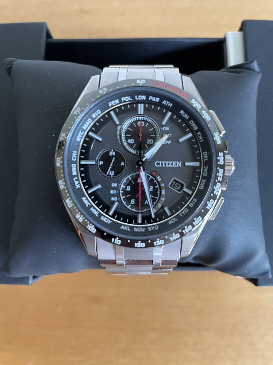 シチズン CITIZEN アテッサ 電波ソーラー AT8144-51E スーパー