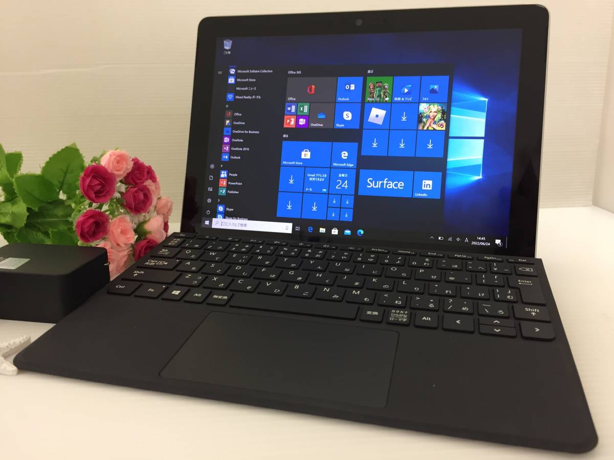 【美品 LTEモデル】MICROSOFT SURFACE GO model:1825『Pentium Gold 4415Y 1.6Ghz/RAM:8GB/SSD:128GB』 Windows 10 Pro 動作品_画像1