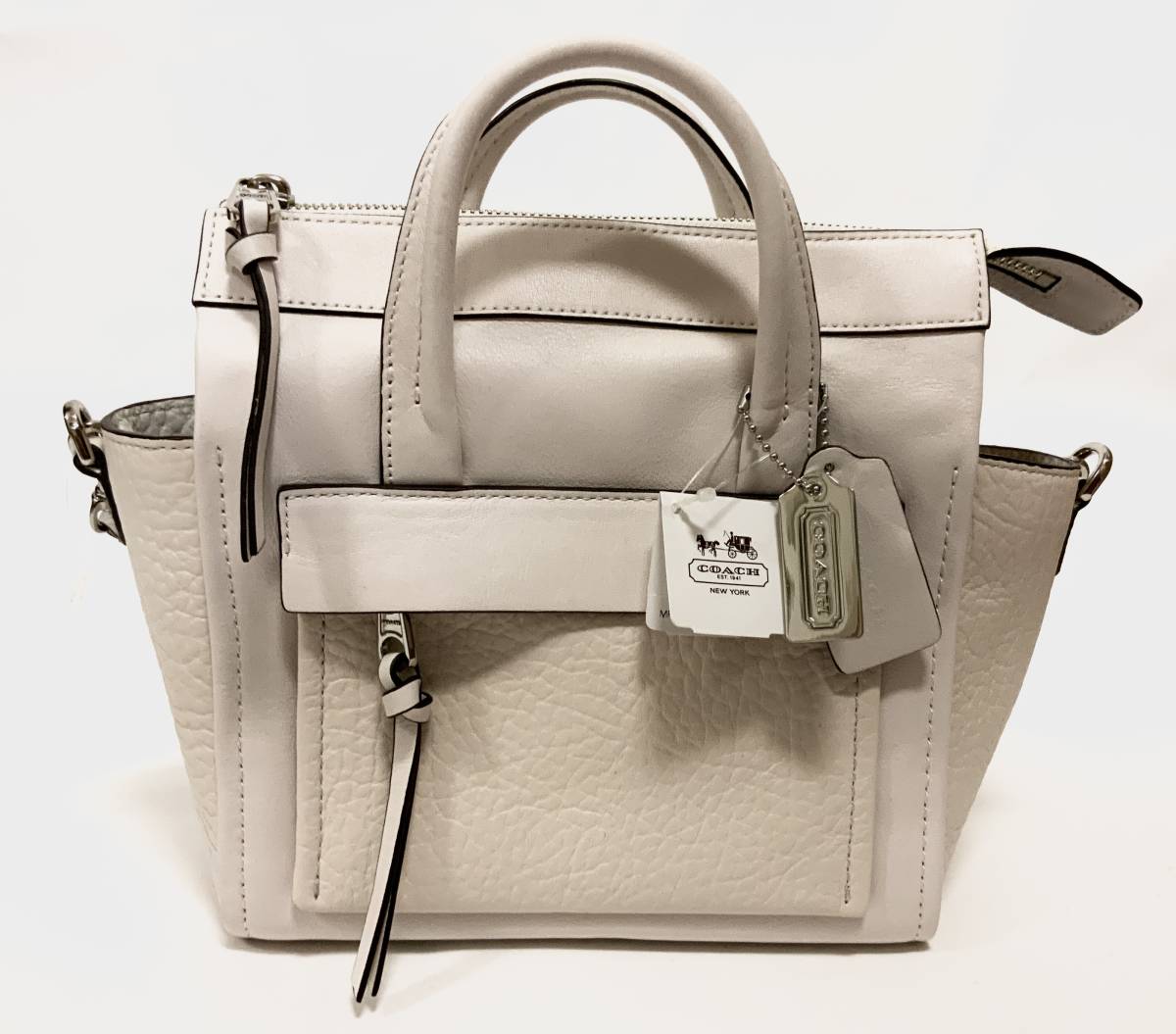 未使用 COACH(コーチ)/BLEECKER MINI RILEY CARRYALL(ブリーカーミニ