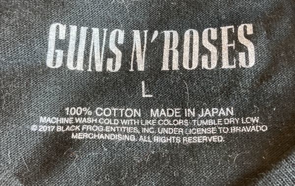 未使用品【Tシャツ】Guns N' Roses / 東京　2017【L size】Tokyo/Un-used_画像5