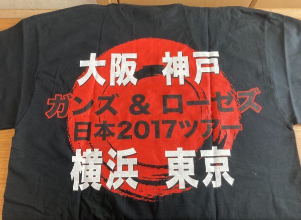 未使用品【Tシャツ】Guns N' Roses / 日本　2017【L size】Osaka/Kobe/Yokohama/Tokyo/Un-used_画像4
