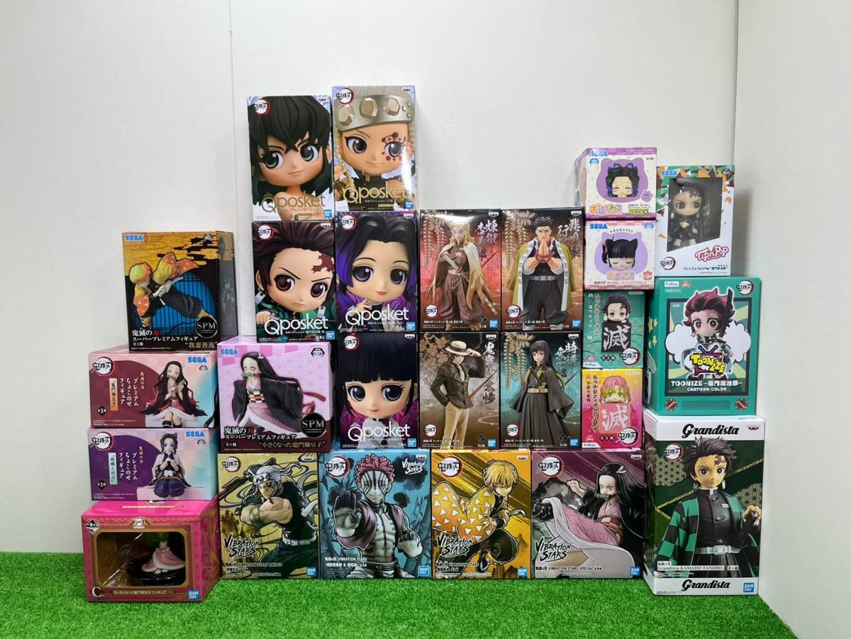 ☆47 鬼滅の刃 フィギュア 一番くじ Qposket まとめ アミューズメント