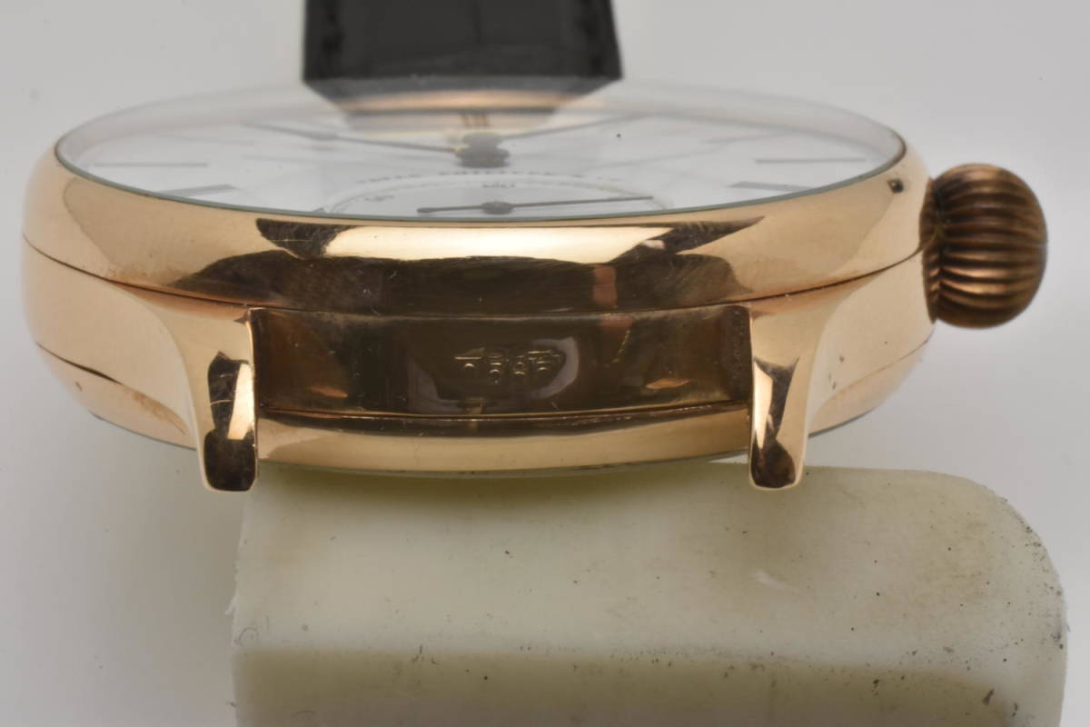 ★1900年代製懐中時計ムーブ使用 パテックフィリップ 大型腕時計★_画像10